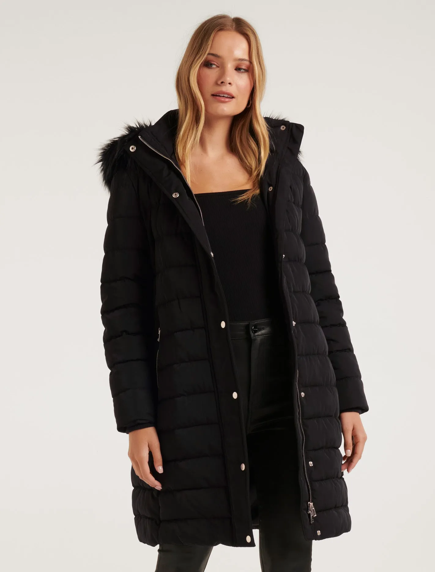 Georgie Long Puffer Coat