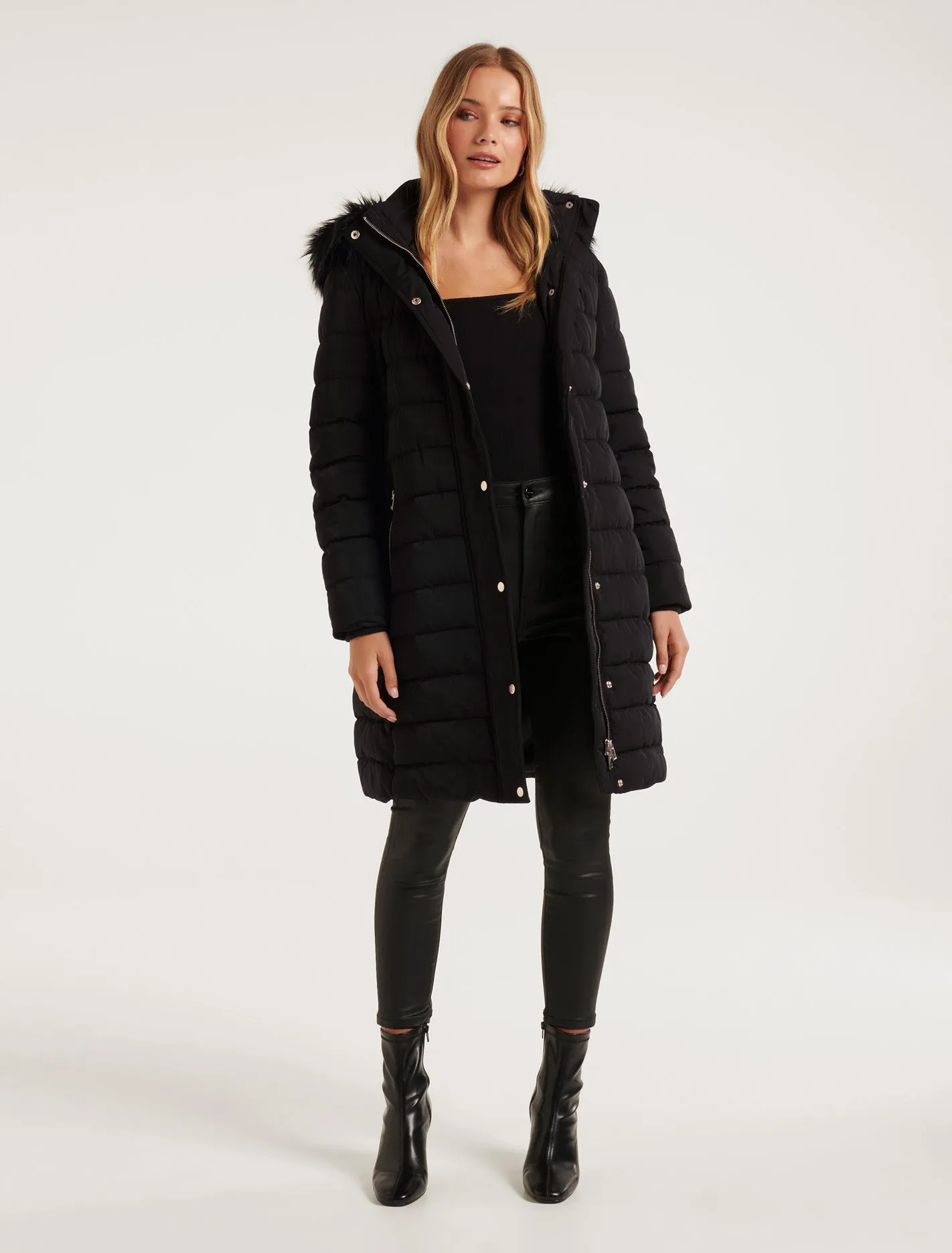 Georgie Long Puffer Coat