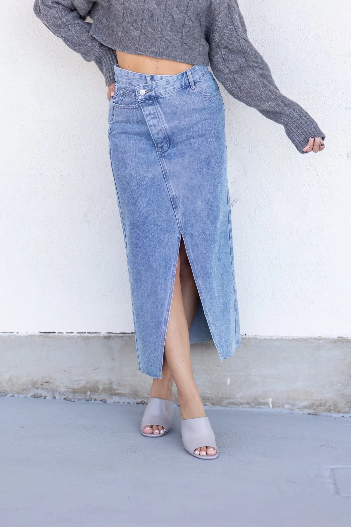 GLORIA DENIM SKIRT