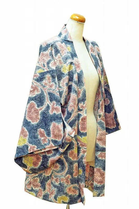 ha0057 haori - haorijJacket -   Japanese vintage jacket silk