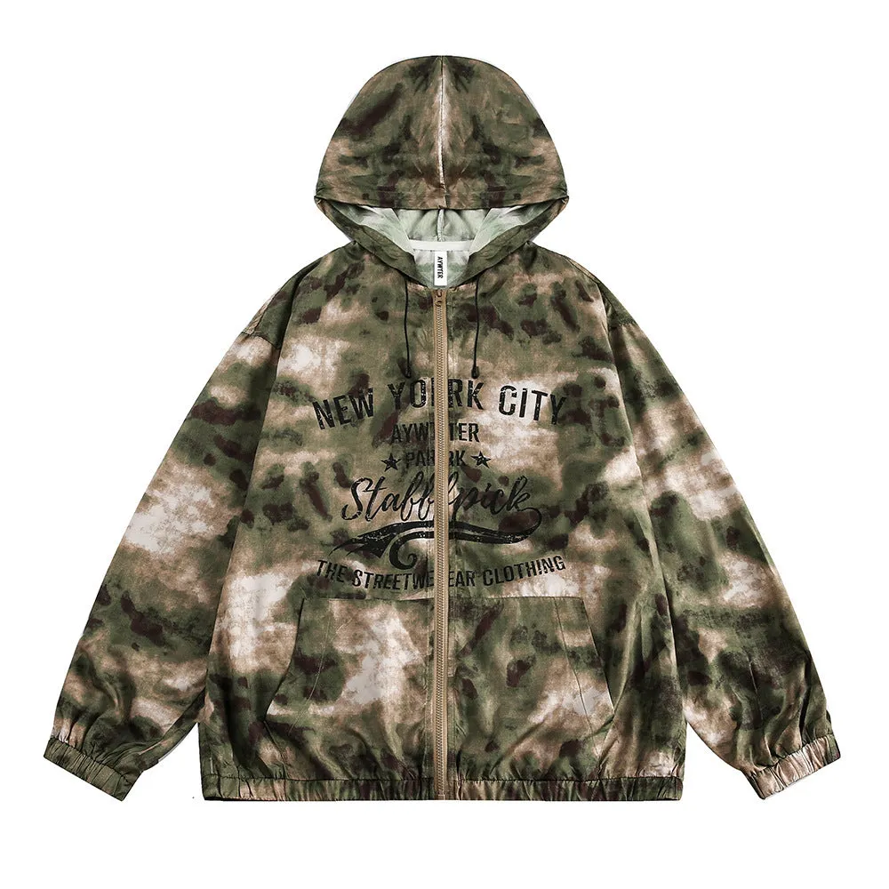 Hooded Camouflage Jacket