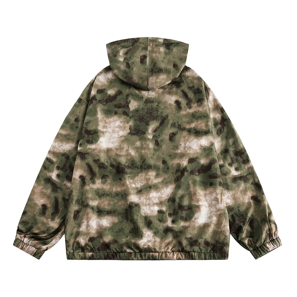 Hooded Camouflage Jacket