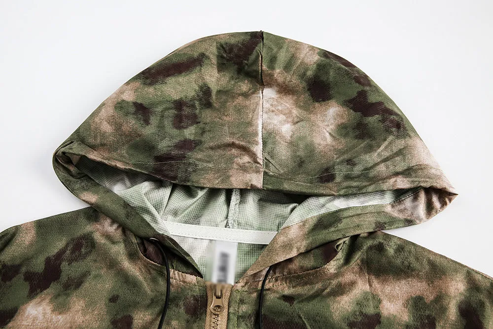 Hooded Camouflage Jacket