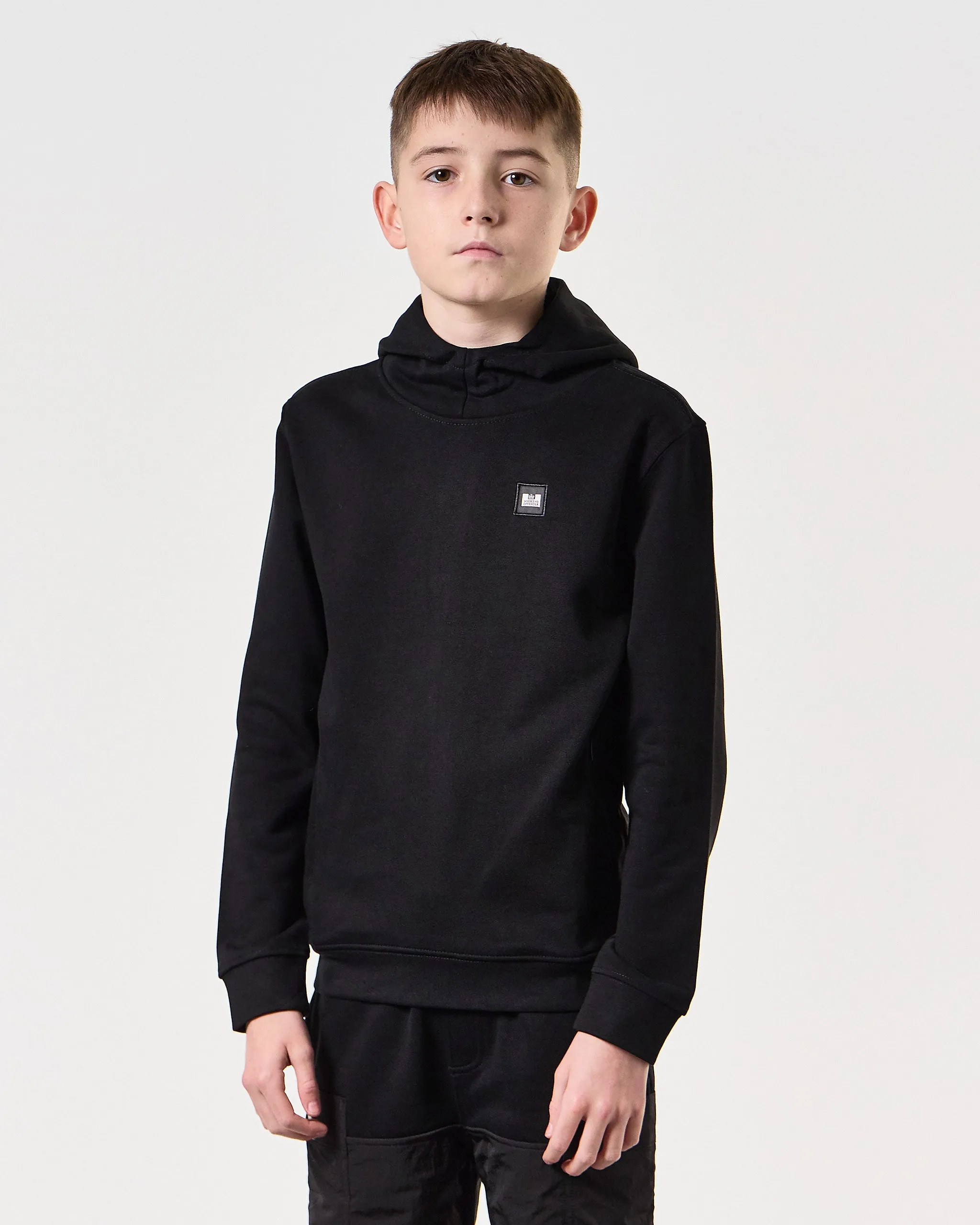 Kids Ribbe Hoodie Black