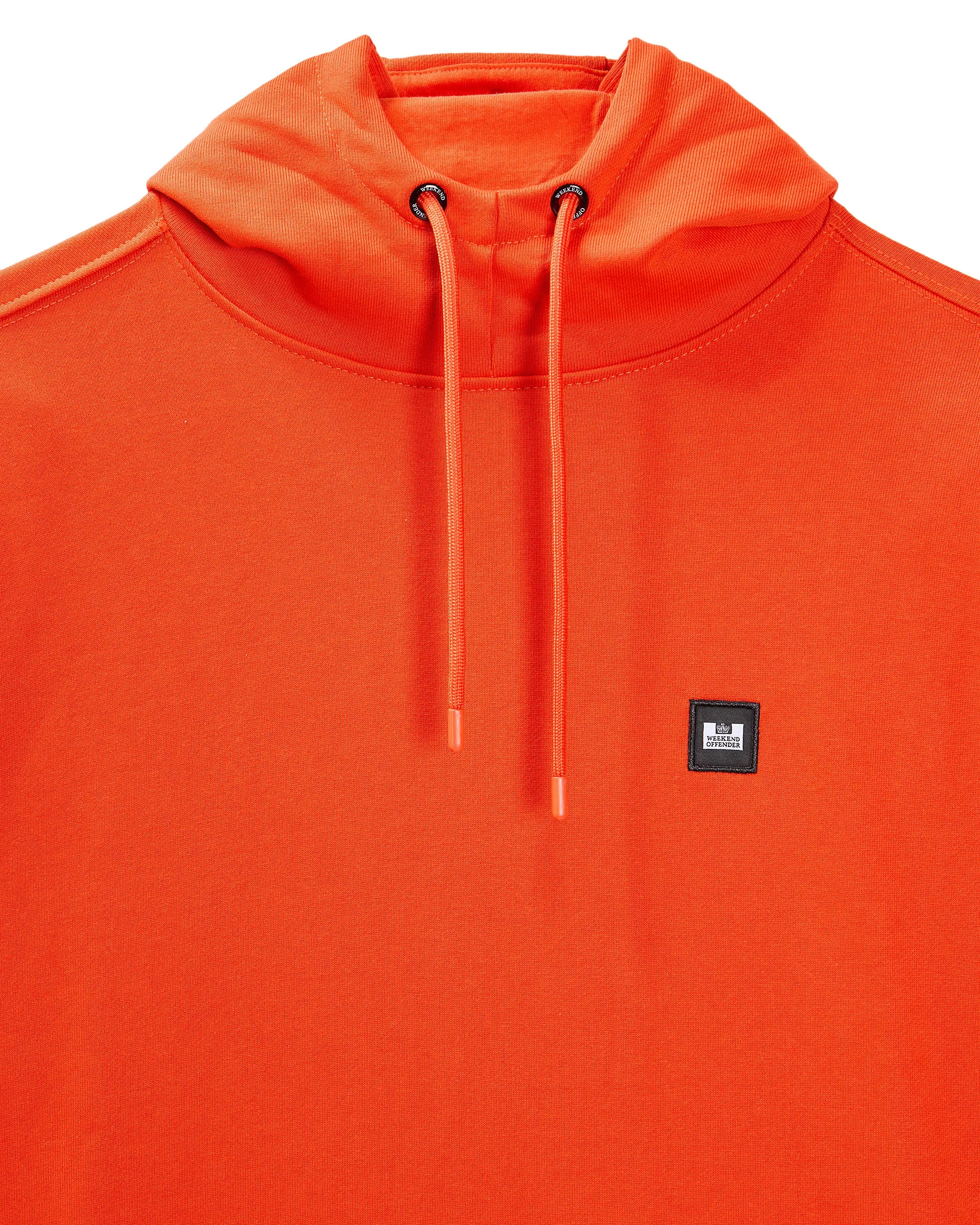 Kids Ribbe Hoodie Pure Orange