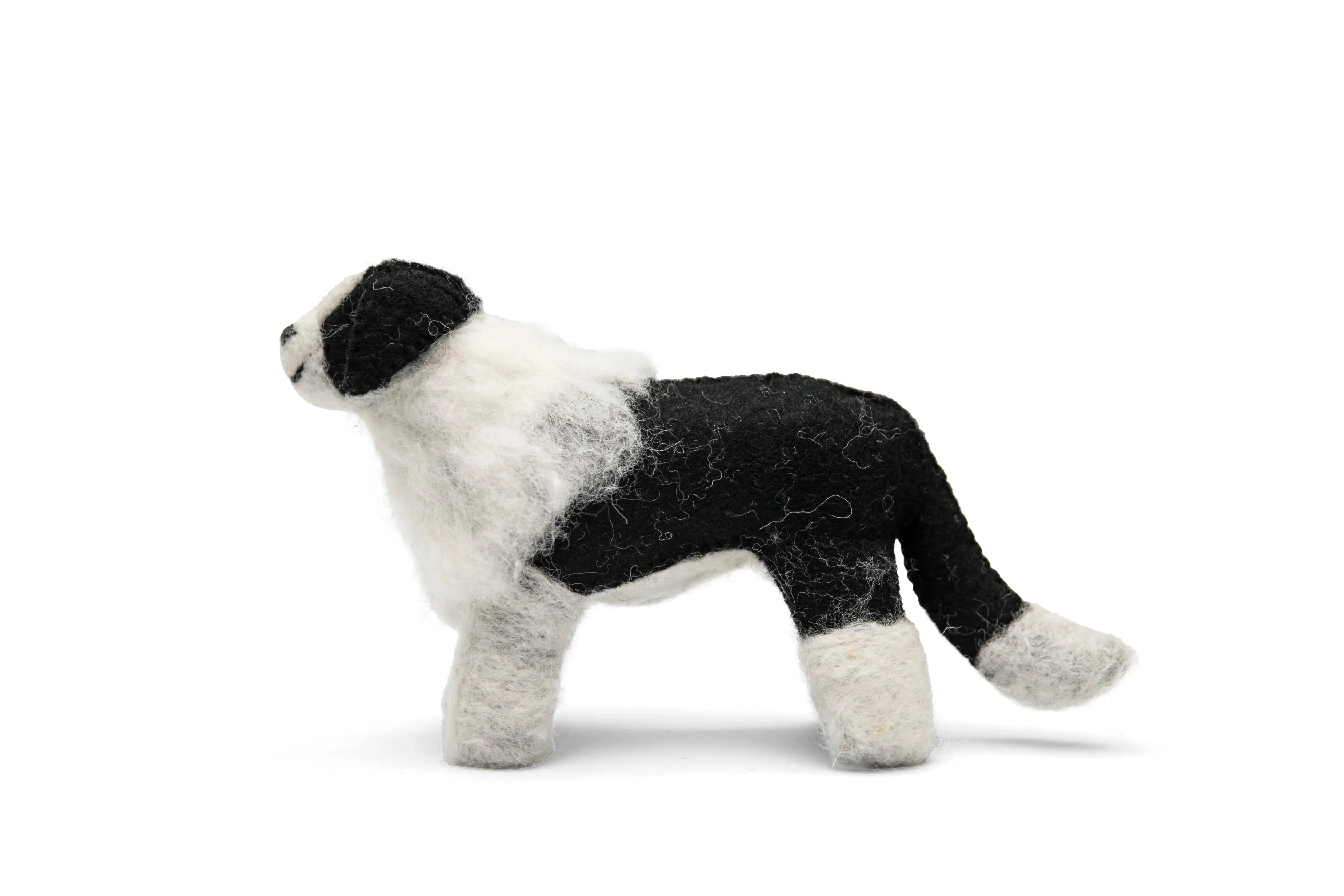 Landseer Dog Playful Bliss with Our Needle Felt Toy  - Perfect Gift - 2 pcs