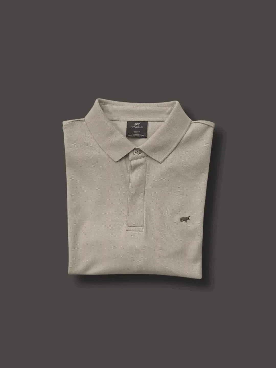 Light Beige Polo Shirt