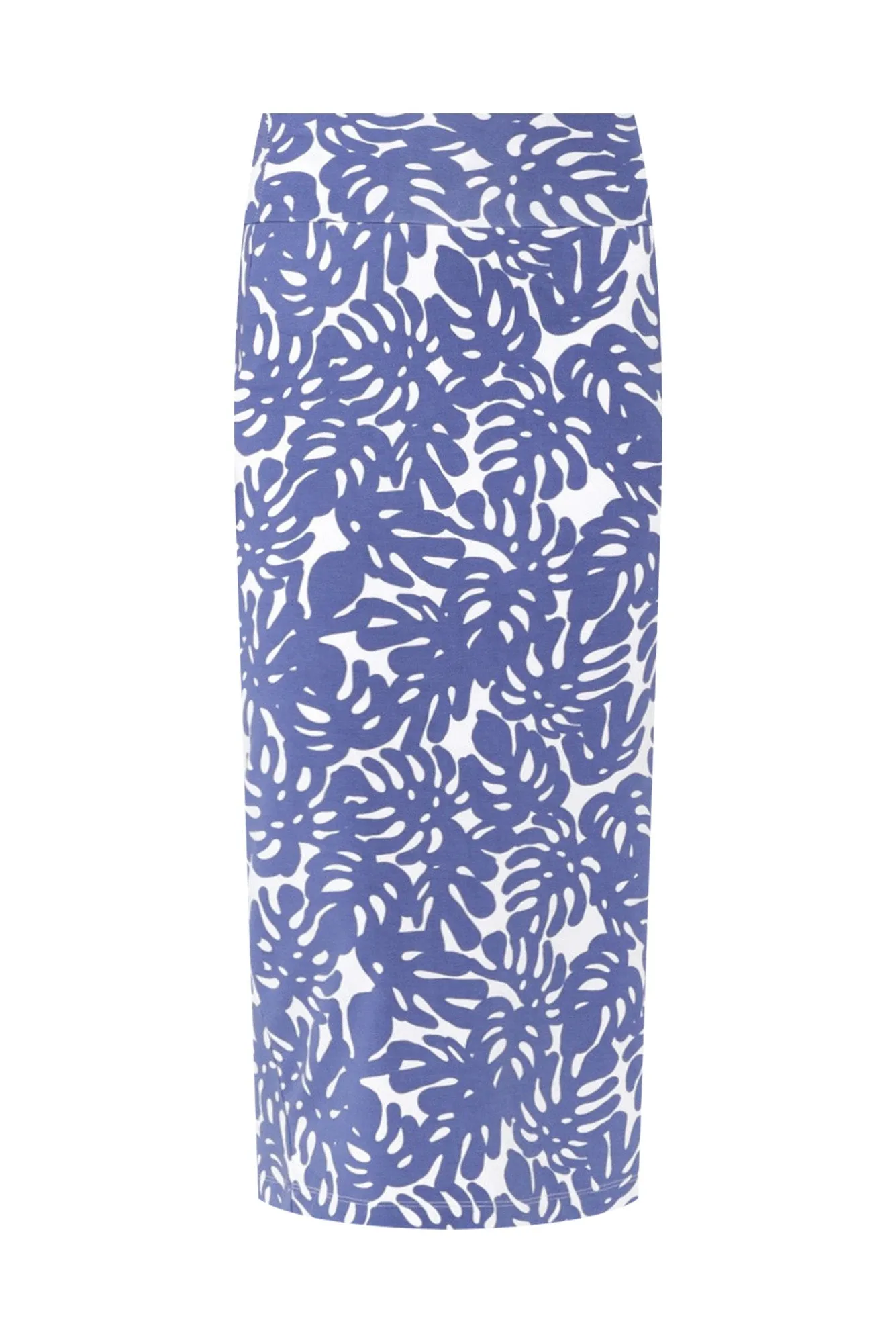 Lilac Leaf Bamboo Maxi Tube Skirt