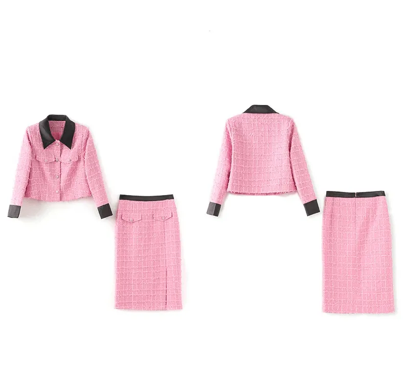 Lillian Tweed Blazer & Skirt Set