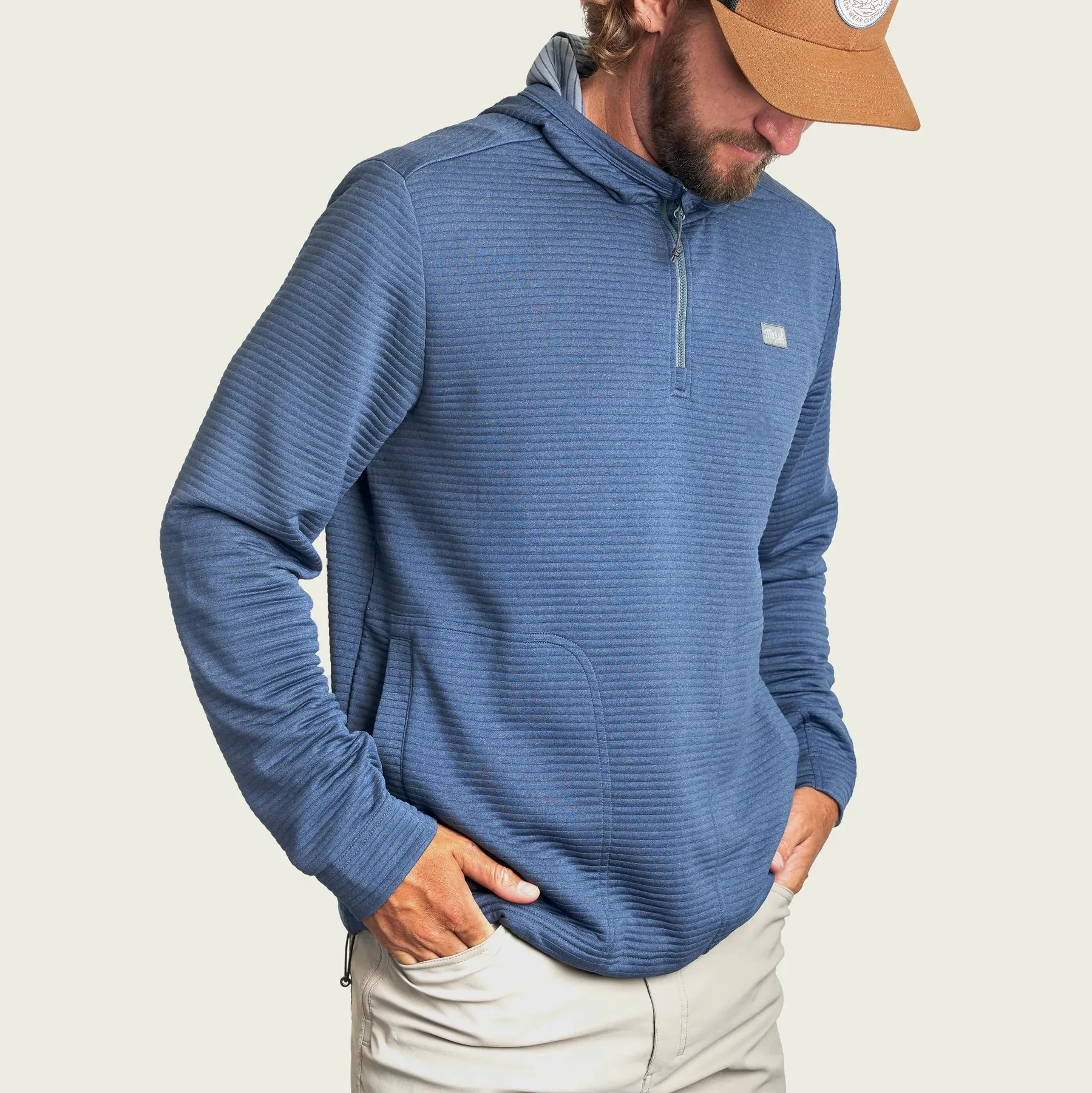 Marsh Sullivan Tech Hoodie in Stargazer Blue