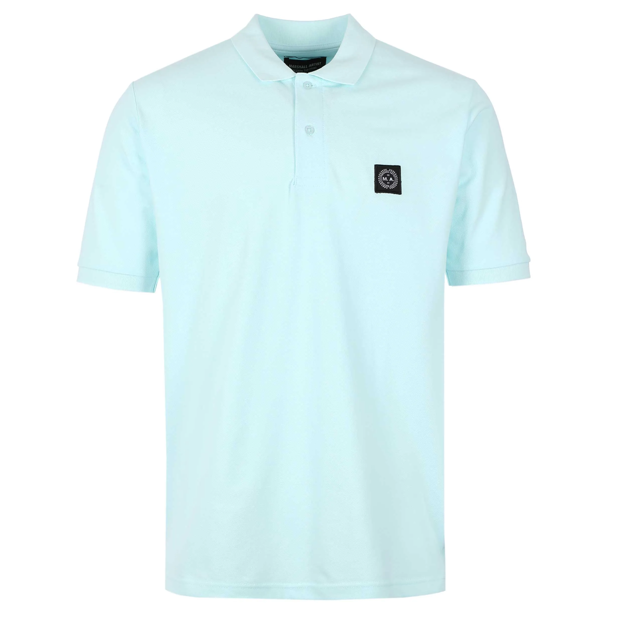 Marshall Artist Siren SS Polo Shirt in Sky Blue