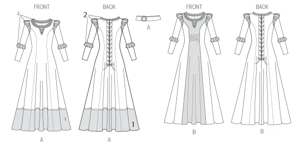 McCall's Pattern M6817 Misses'/Girls' Scottish & Gothic Costumes