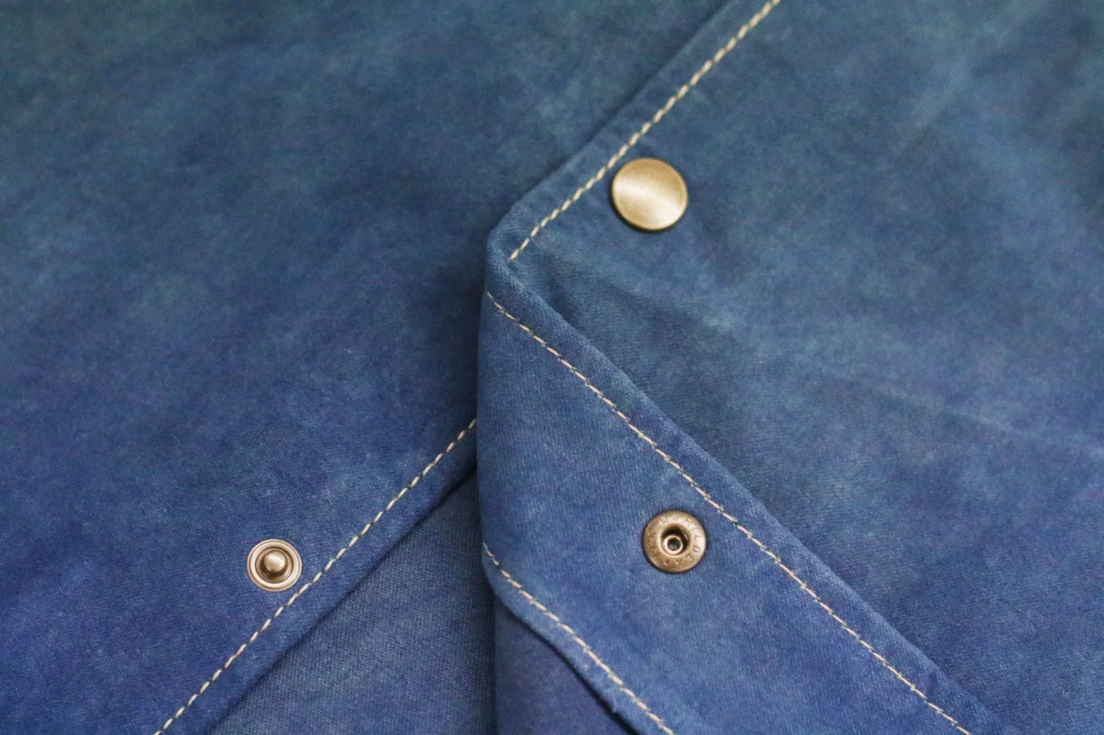 NATURAL INDIGO SUEDE SHACKET