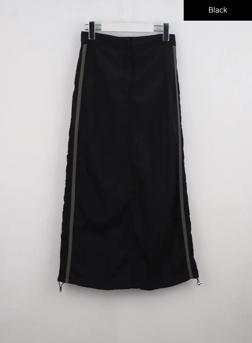 Nylon Banded Maxi Skirt CG310