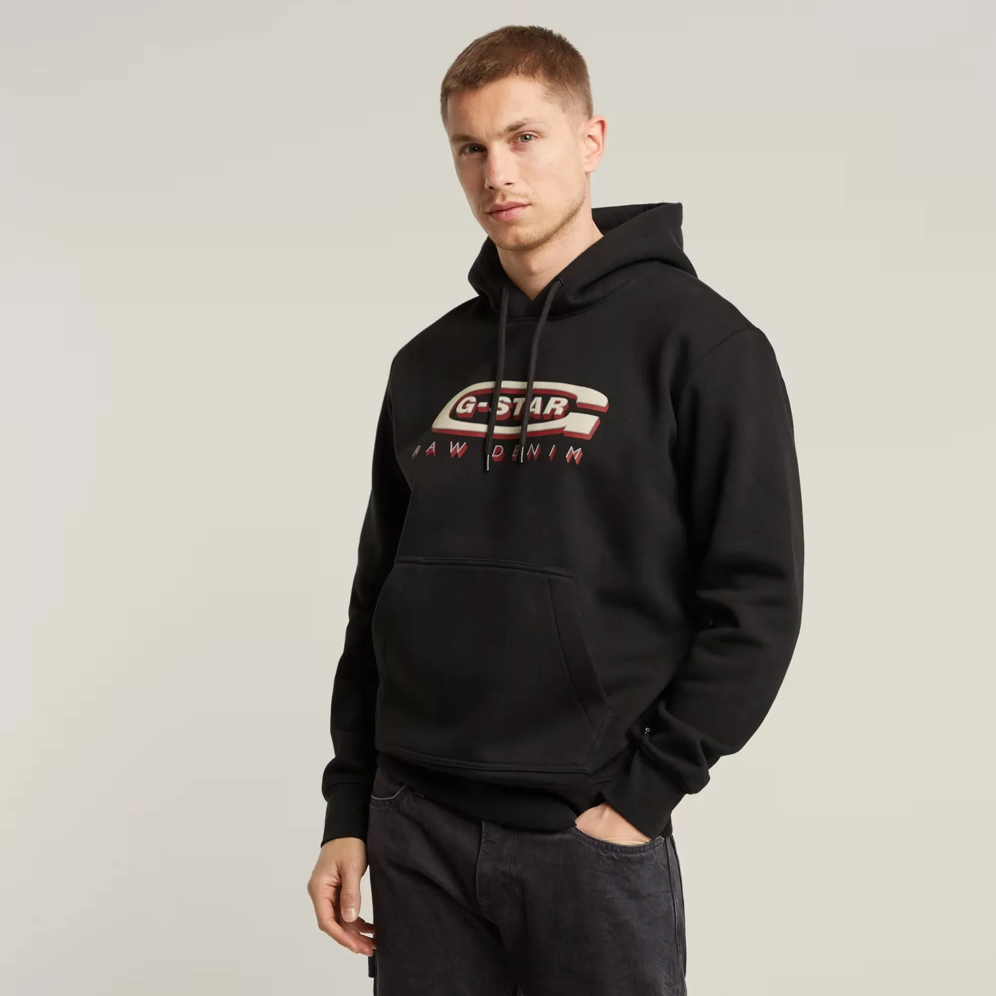 Old Skool Logo Hooded Sweater (Black) - D26347-D733-6484