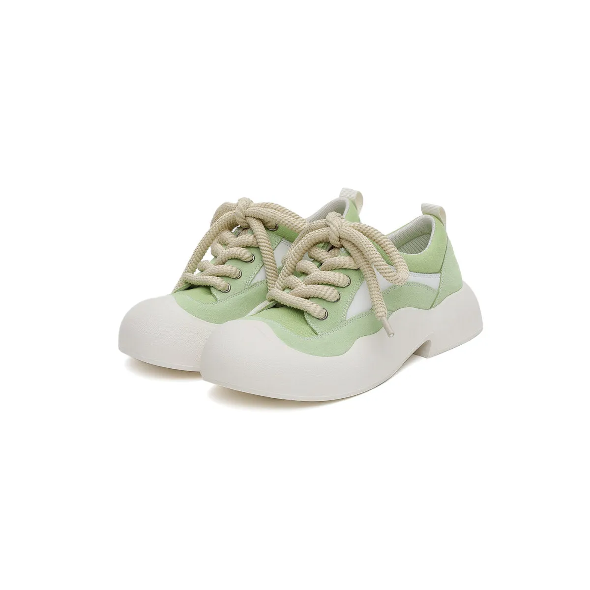 Pastel Bubble Lace Ups