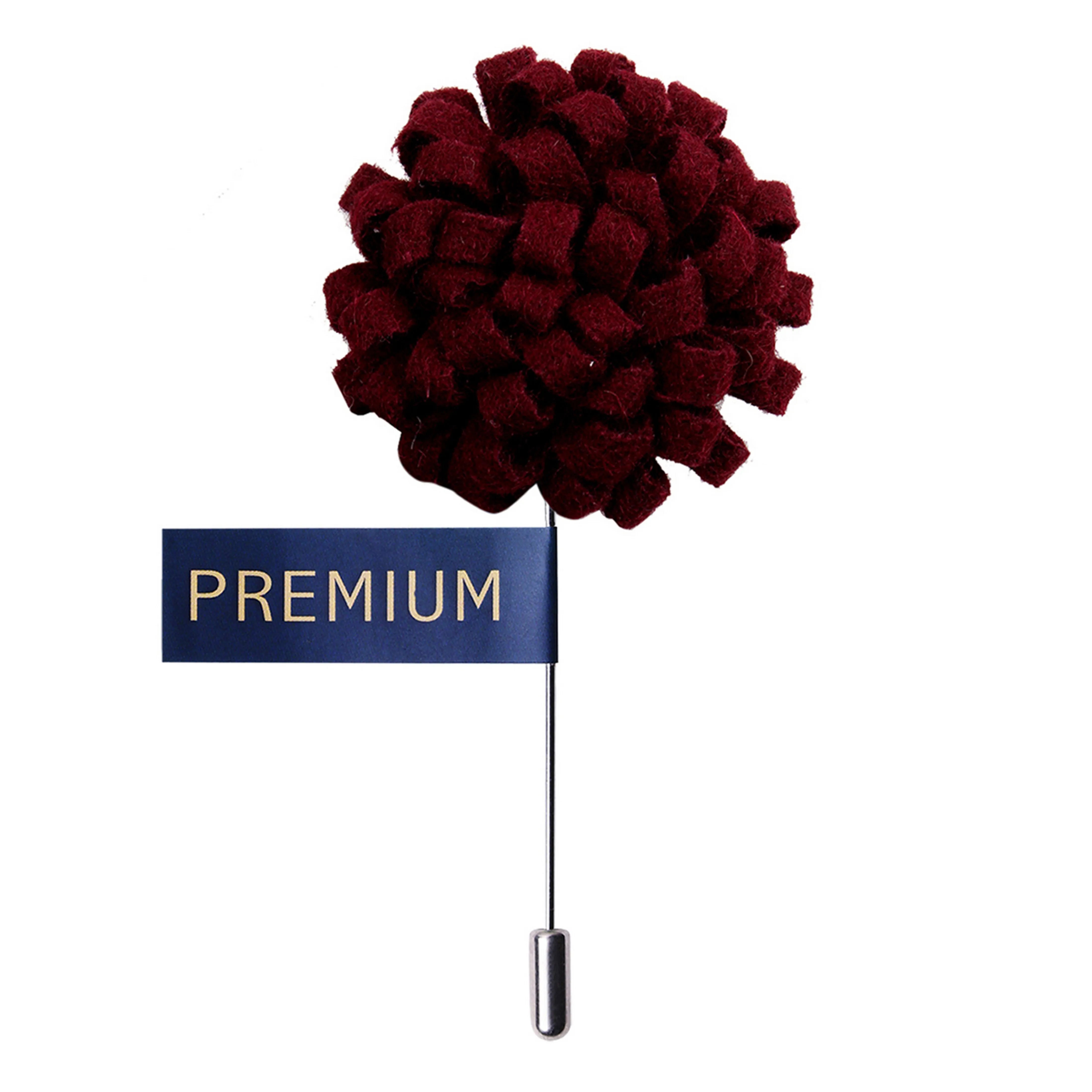 Peluche A Glorious Crescendo Maroon Brooch