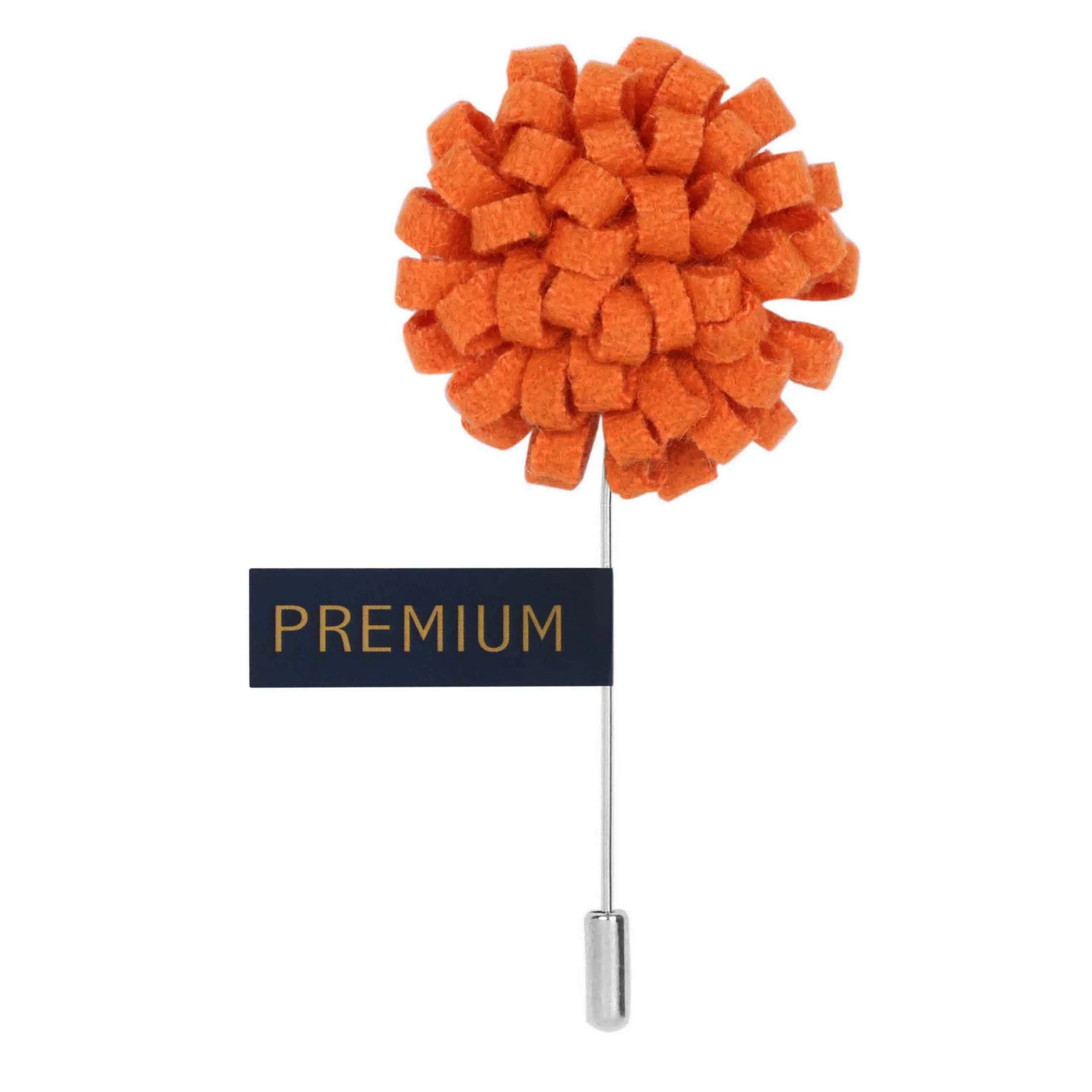 Peluche A Glorious Crescendo Orange Brooch Lapel Pin