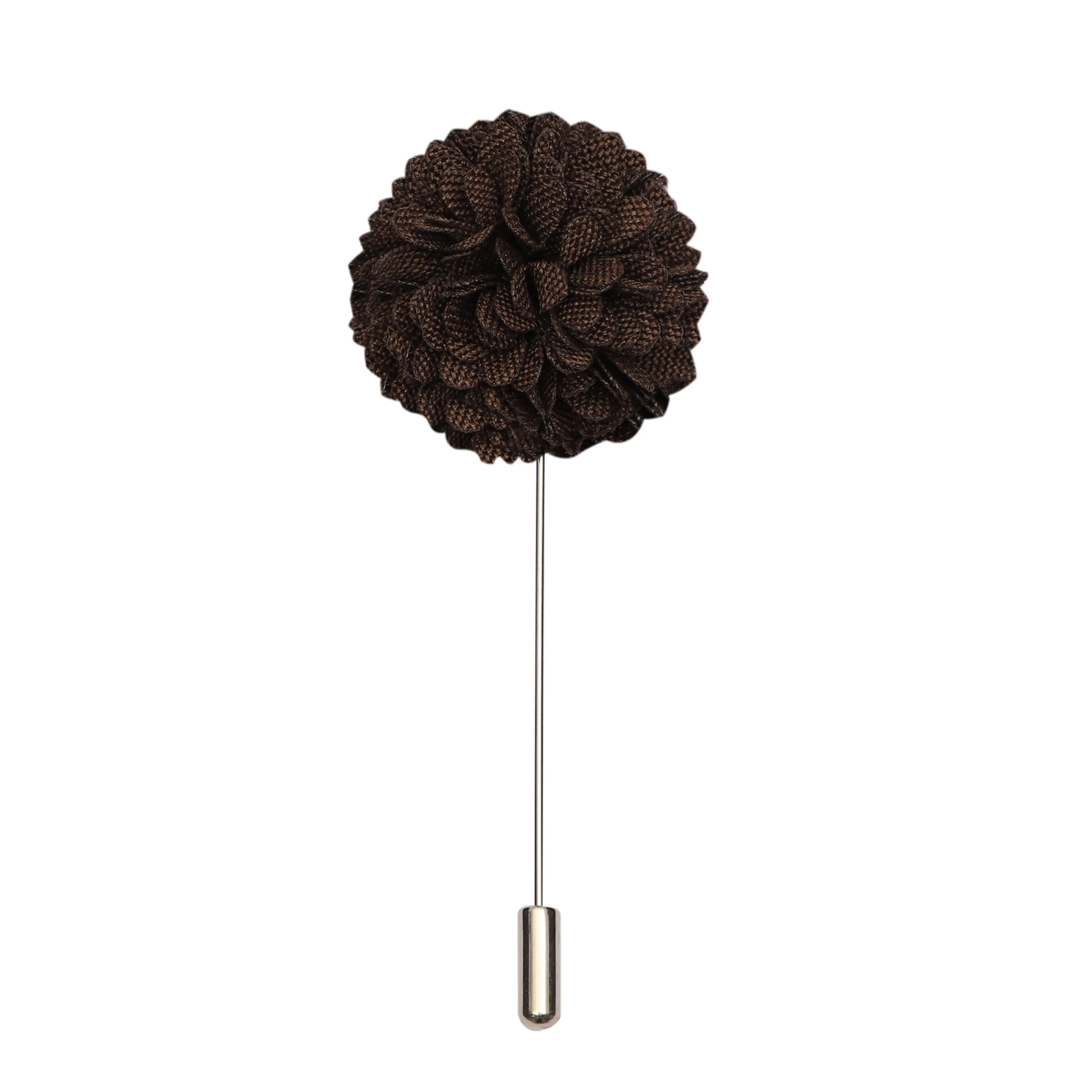 Peluche Alluring Brown Brooch For Men