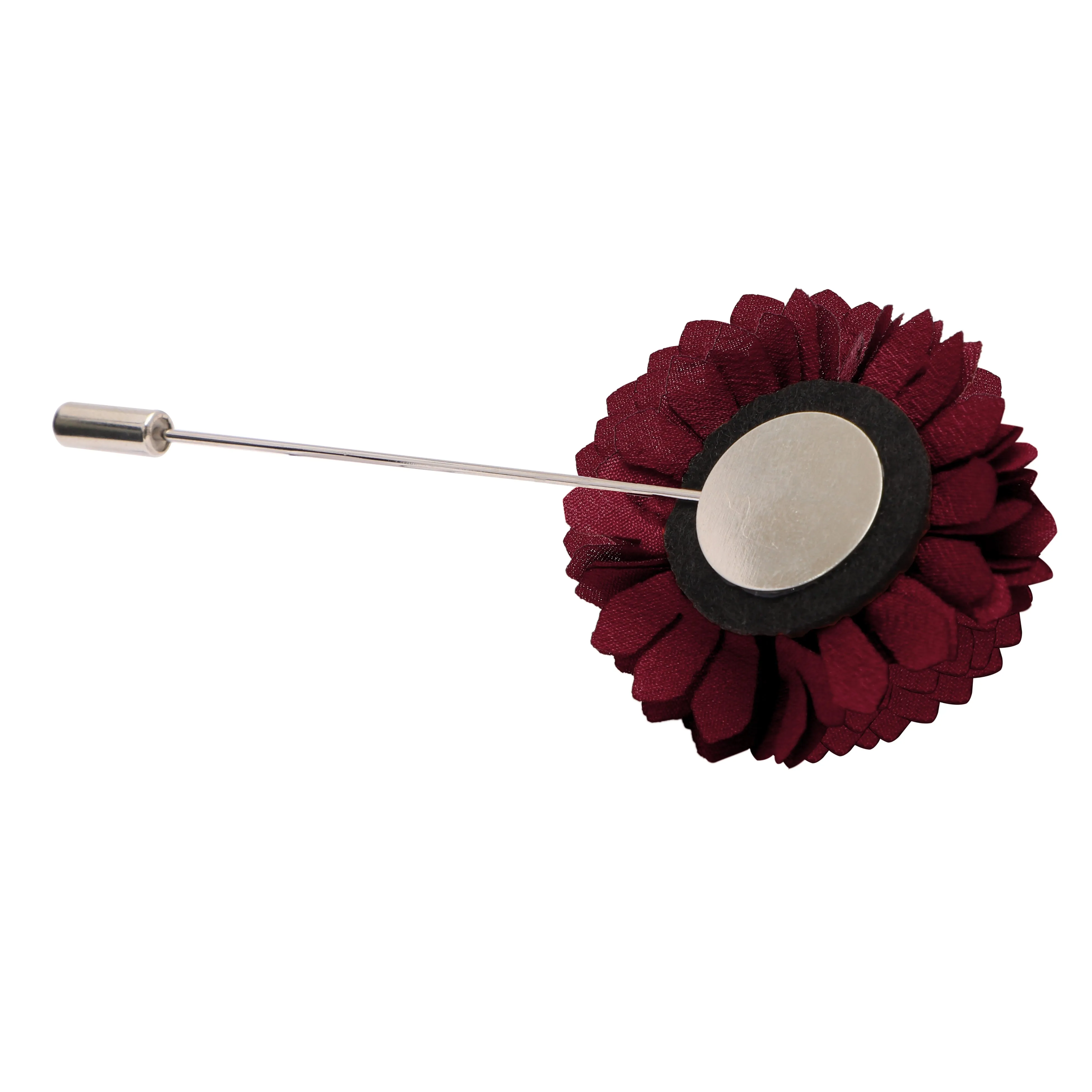 Peluche Beautiful Maroon Brooch For Men