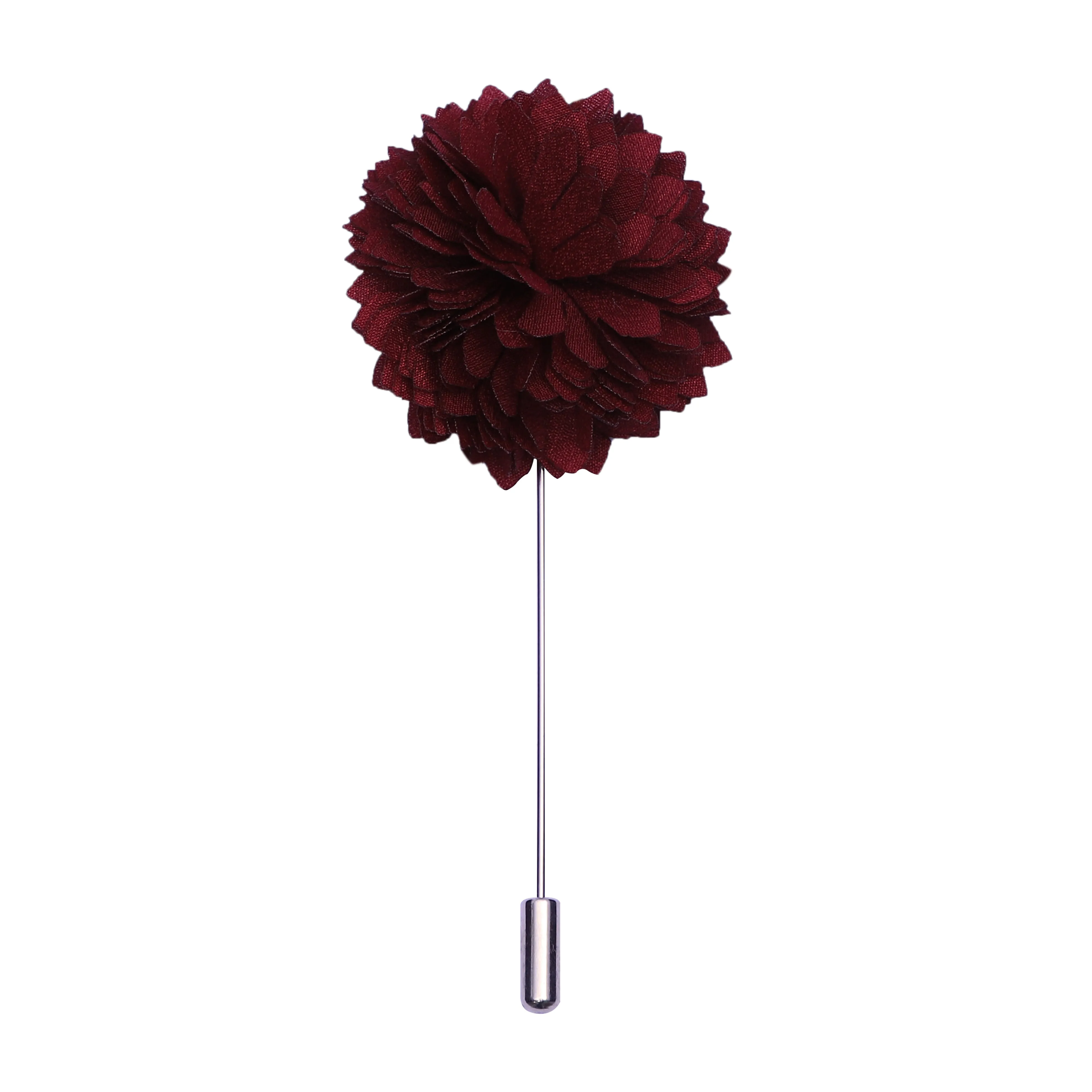 Peluche Beautiful Maroon Brooch For Men