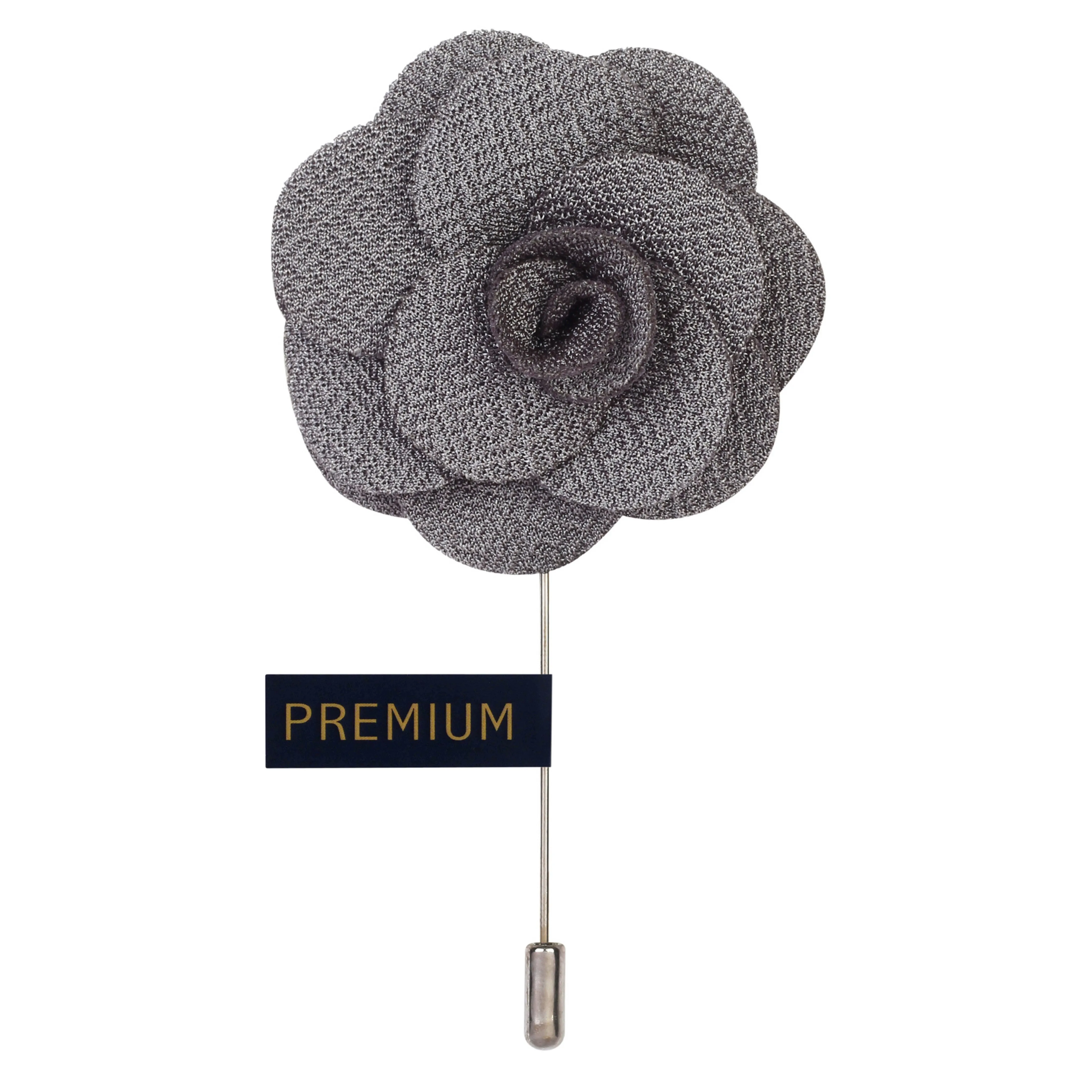 Peluche Brawny Delicacy Grey Brooch Lapel Pin