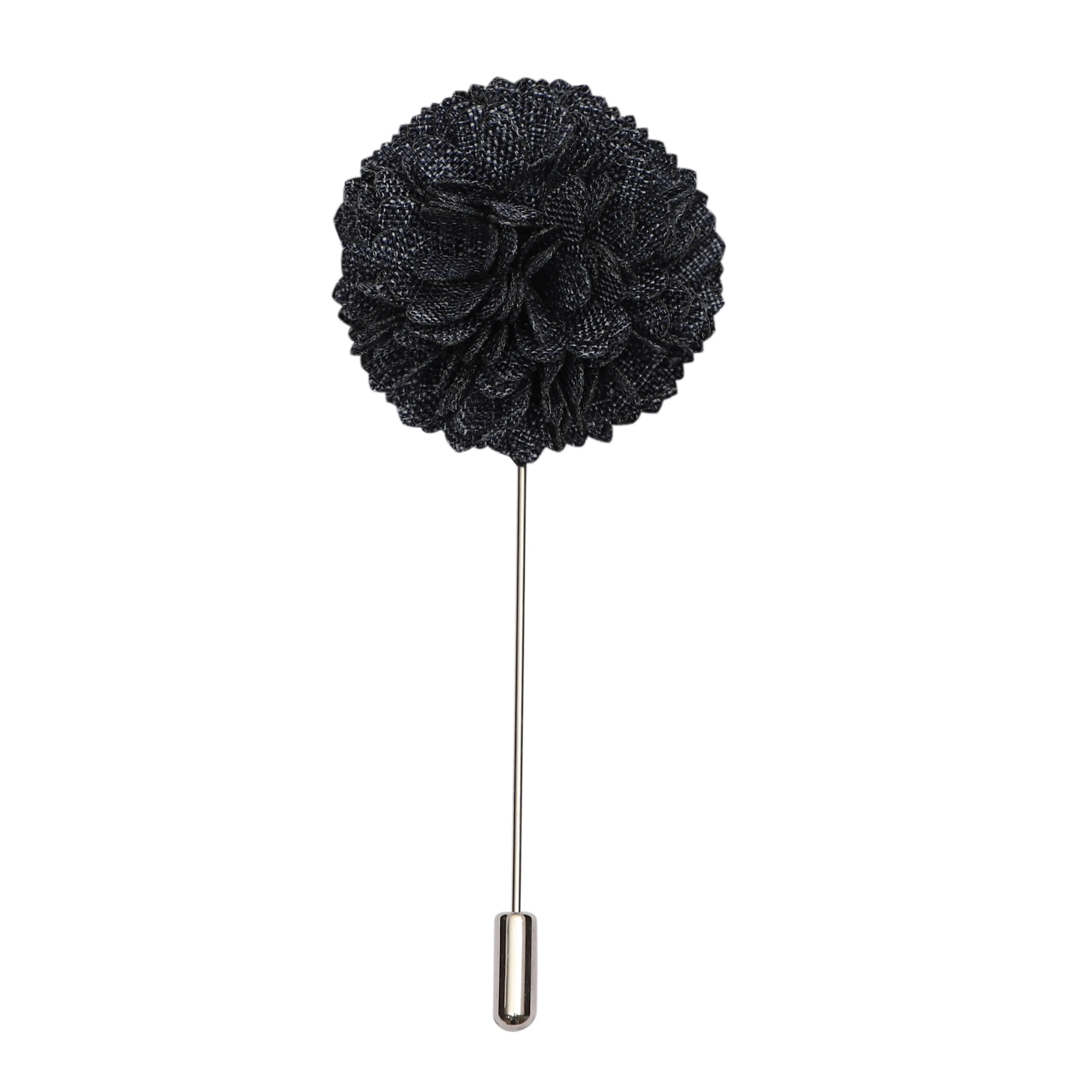 Peluche Classy Black Brooch For Men