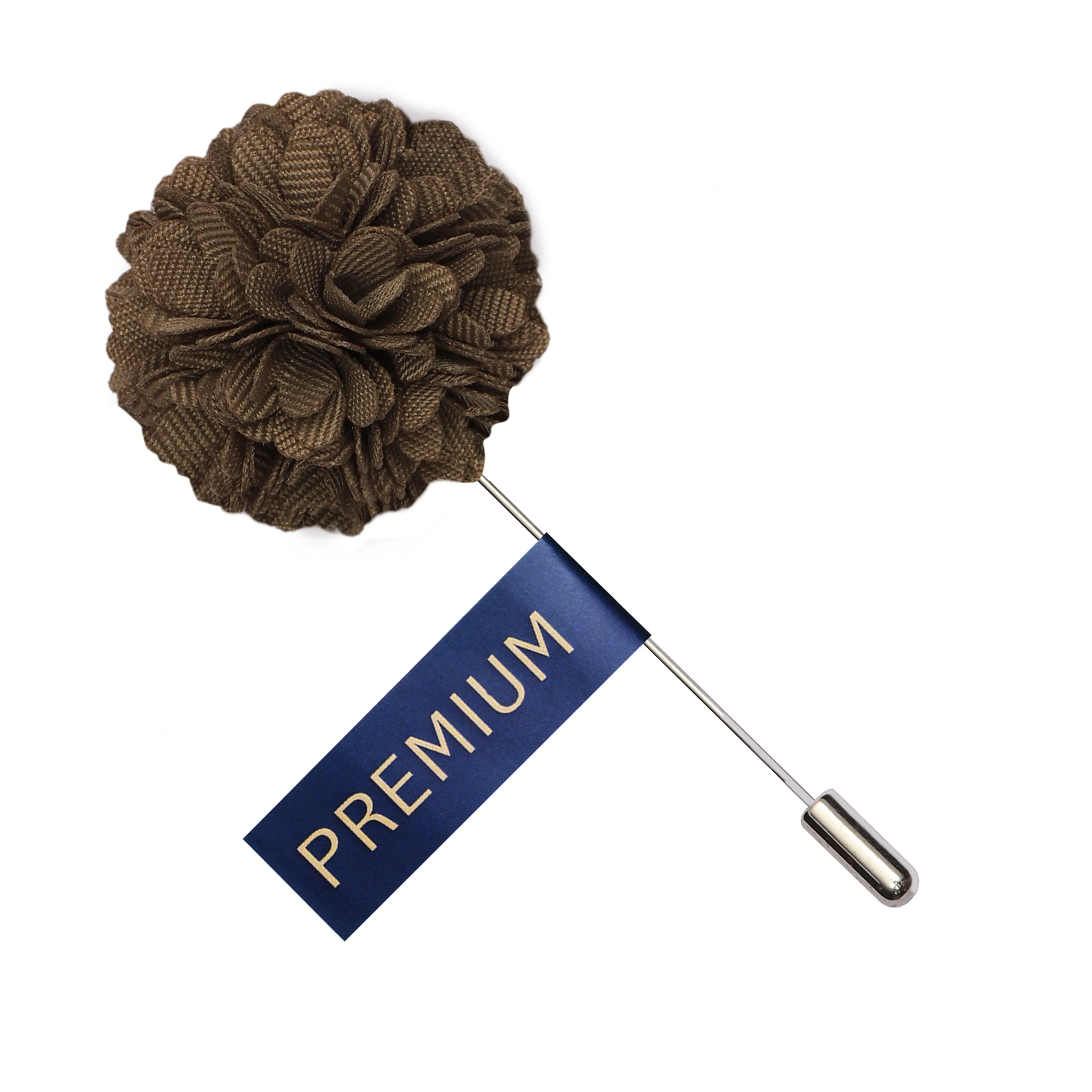 Peluche Classy Brown Brooch For Men