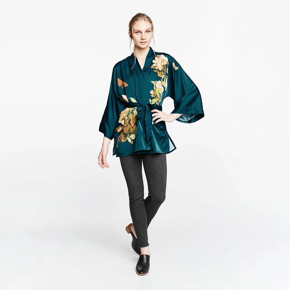 Peony & Butterfly Kimono Jacket