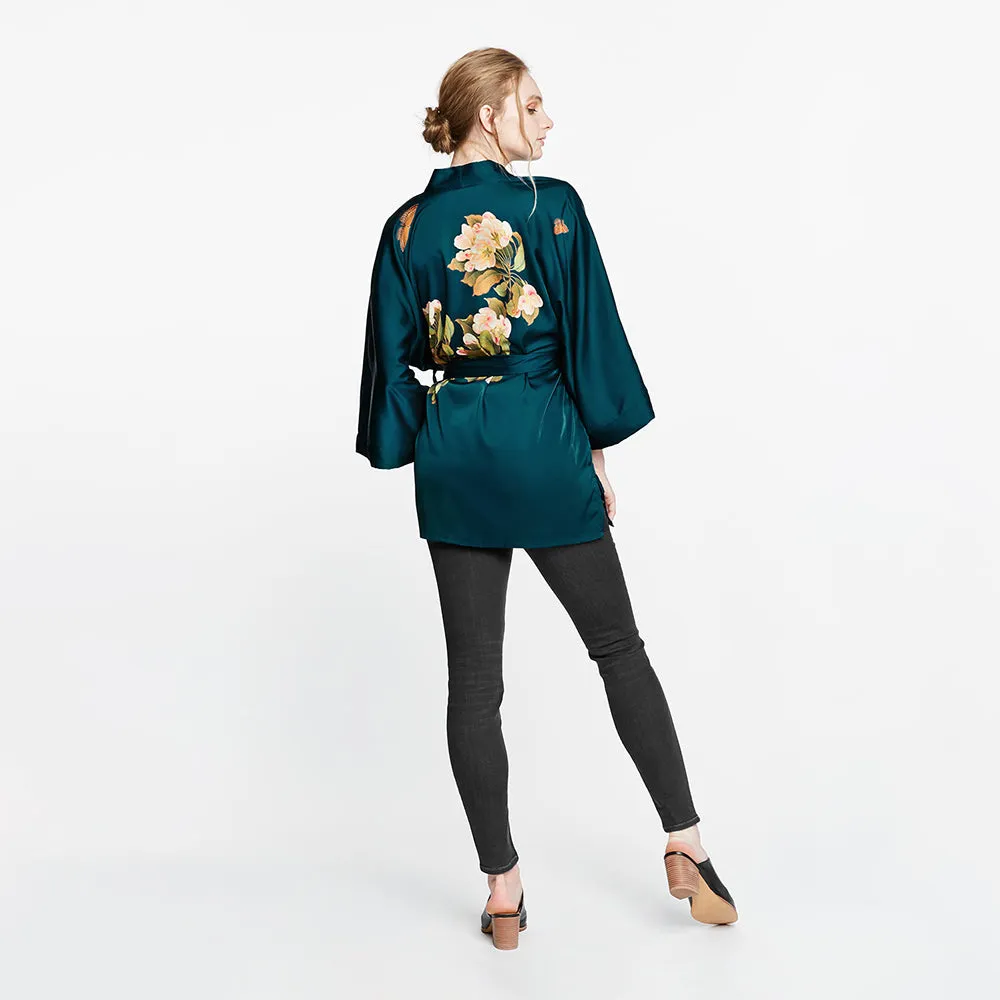 Peony & Butterfly Kimono Jacket