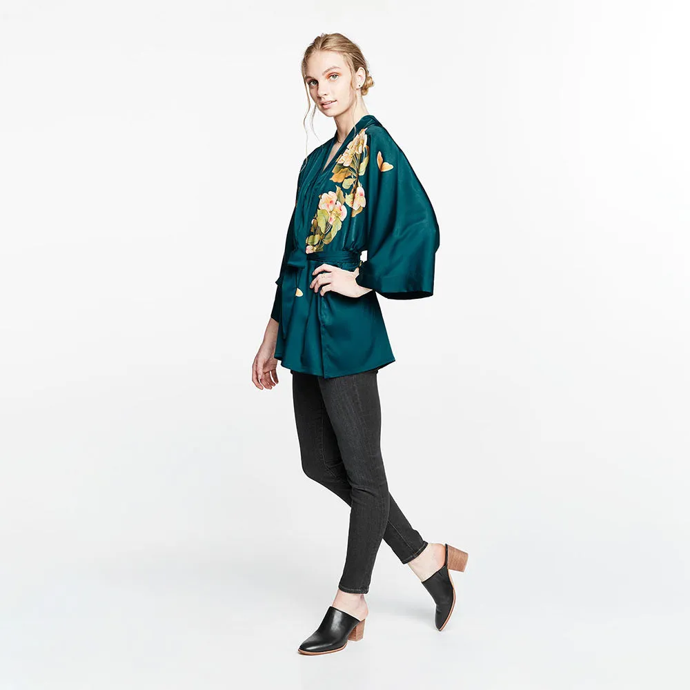 Peony & Butterfly Kimono Jacket