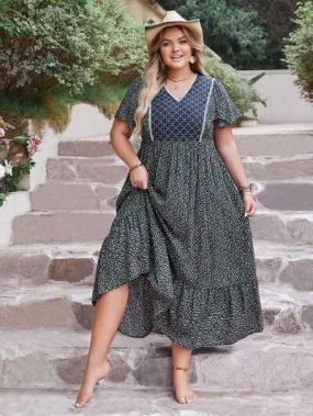 Plus Size Maxi Vacation Dress