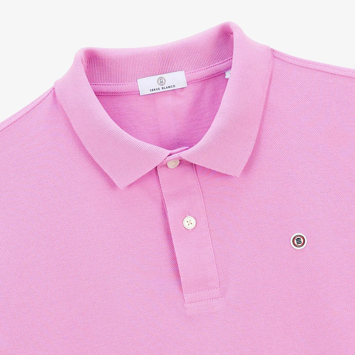 Polo piqué Lucas rose