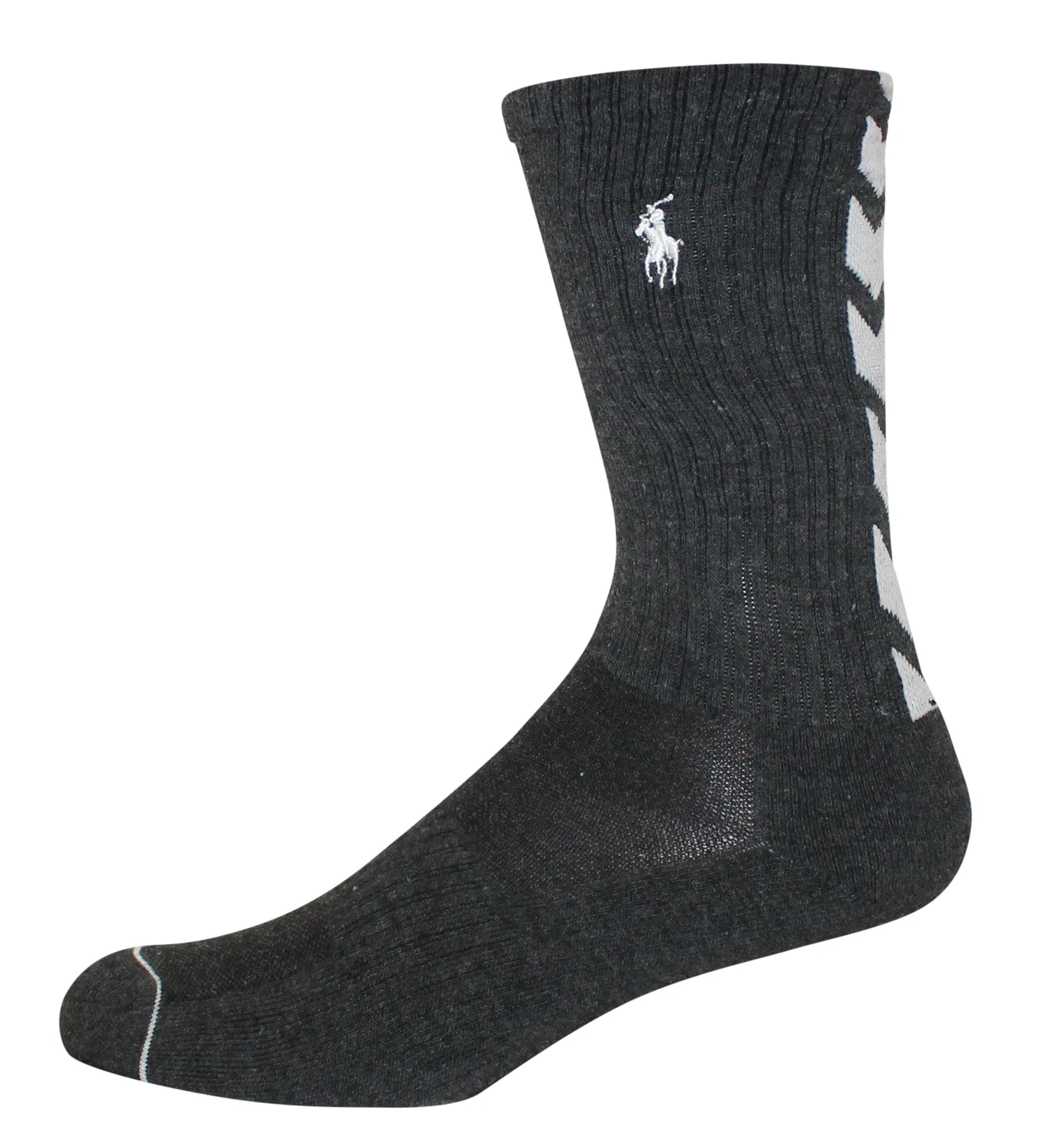 Polo Ralph Lauren Men's 6-Pack Athletic Chevron Crew Sock