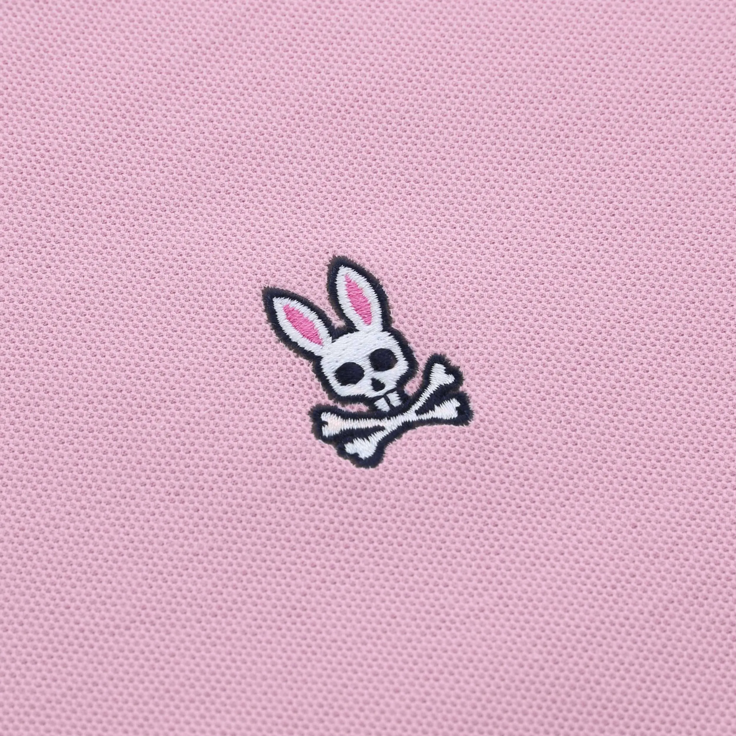 Psycho Bunny Classic Polo Shirt in Pastel Lavender Pink