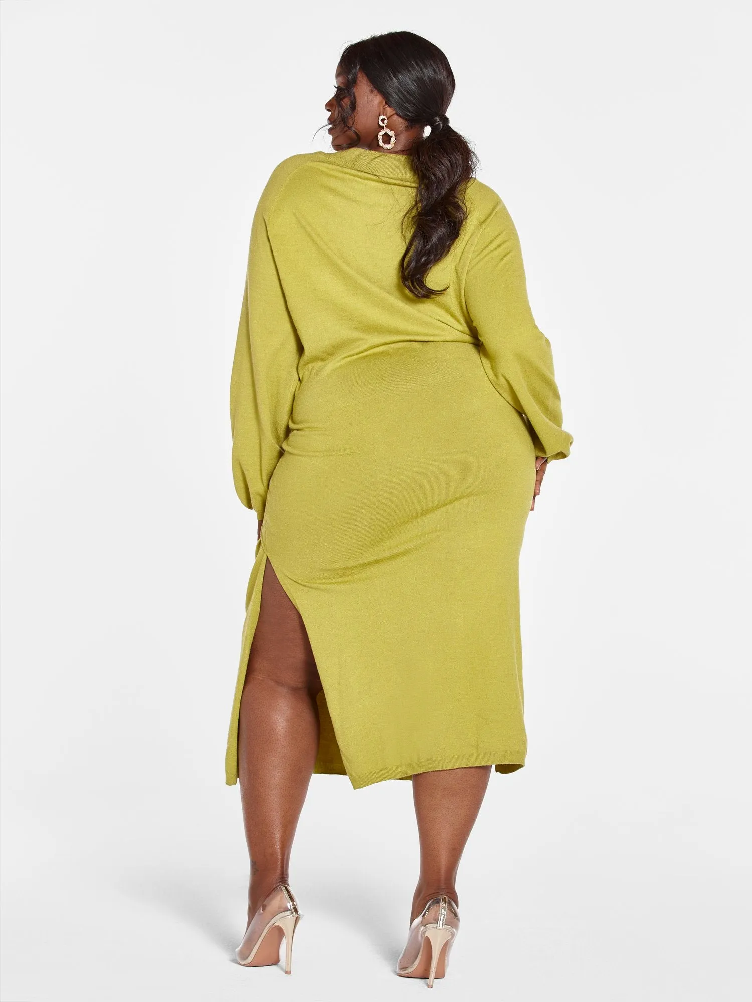 Quinn Tie Front Sweater Dress - Gabi Fresh x FTF