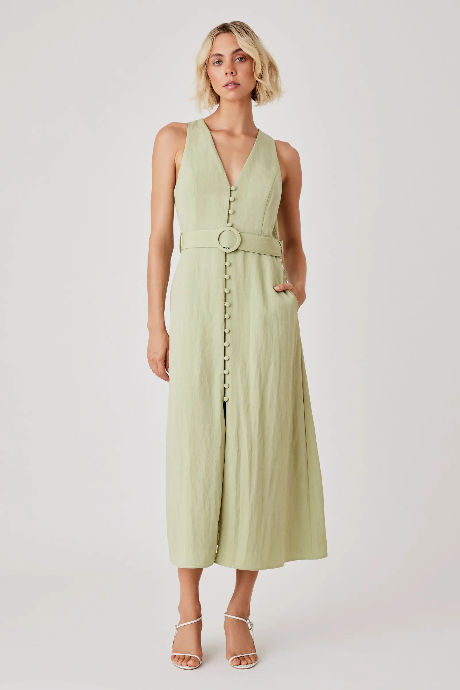 Ritual Midi Dress - Fern