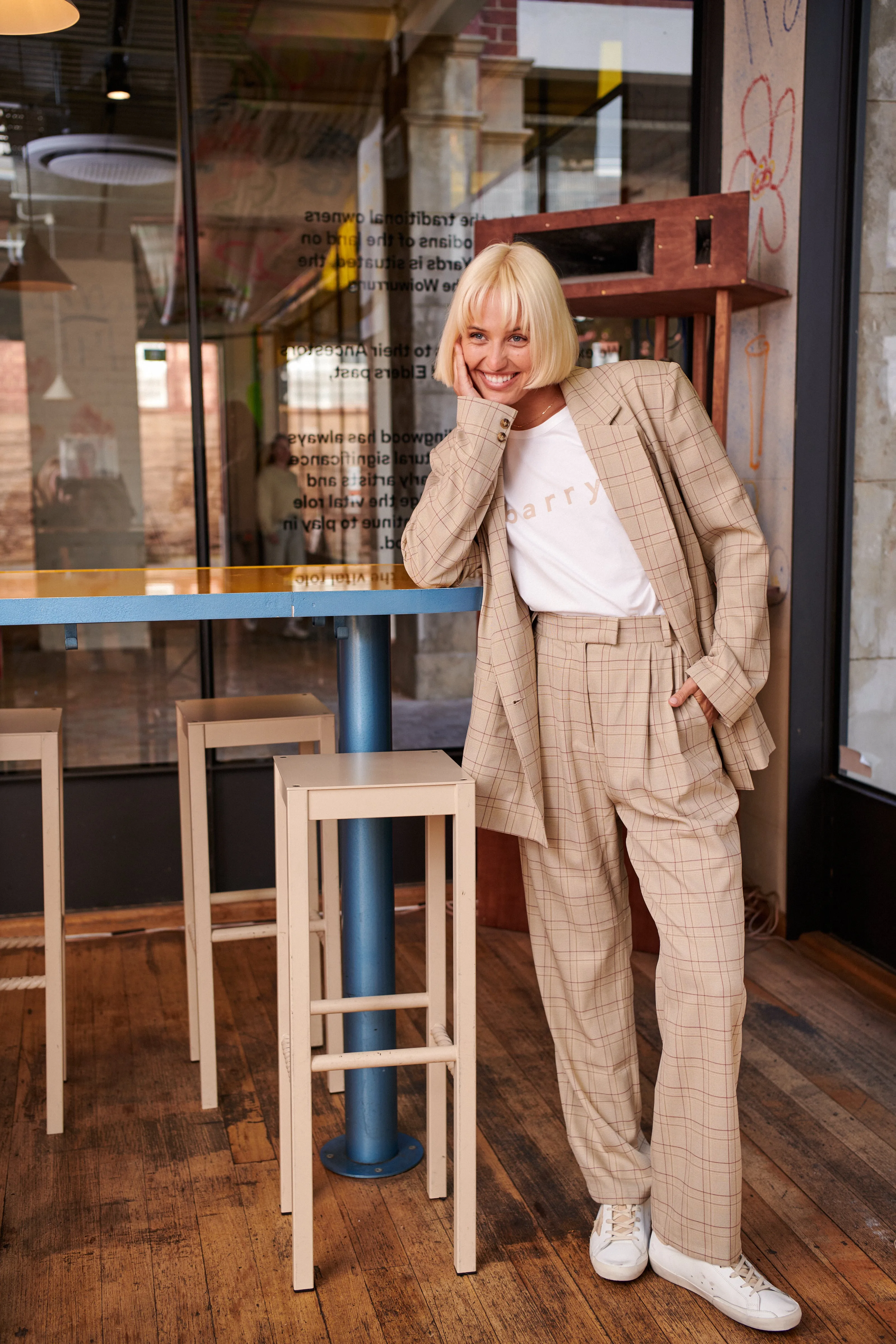 Rowan Blazer in Camel