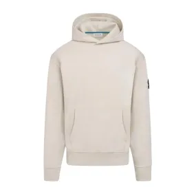 Sandbanks Badge Logo Stone Hoodie