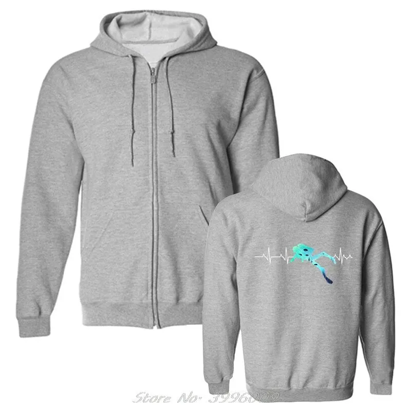 Scuba diving Hoodie Unisex | Diver Heart Beat