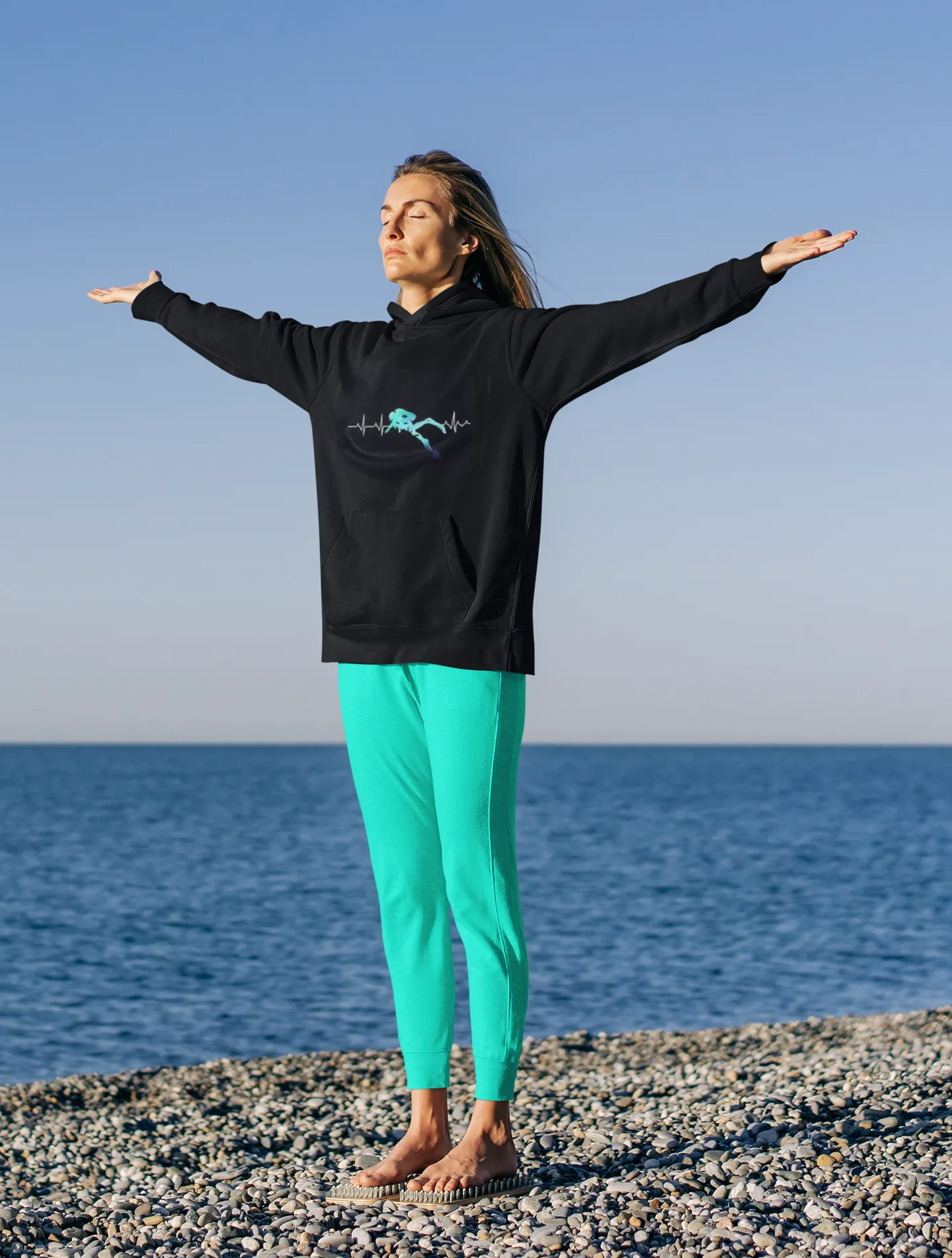 Scuba diving Hoodie Unisex | Diver Heart Beat