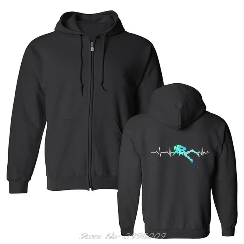 Scuba diving Hoodie Unisex | Diver Heart Beat