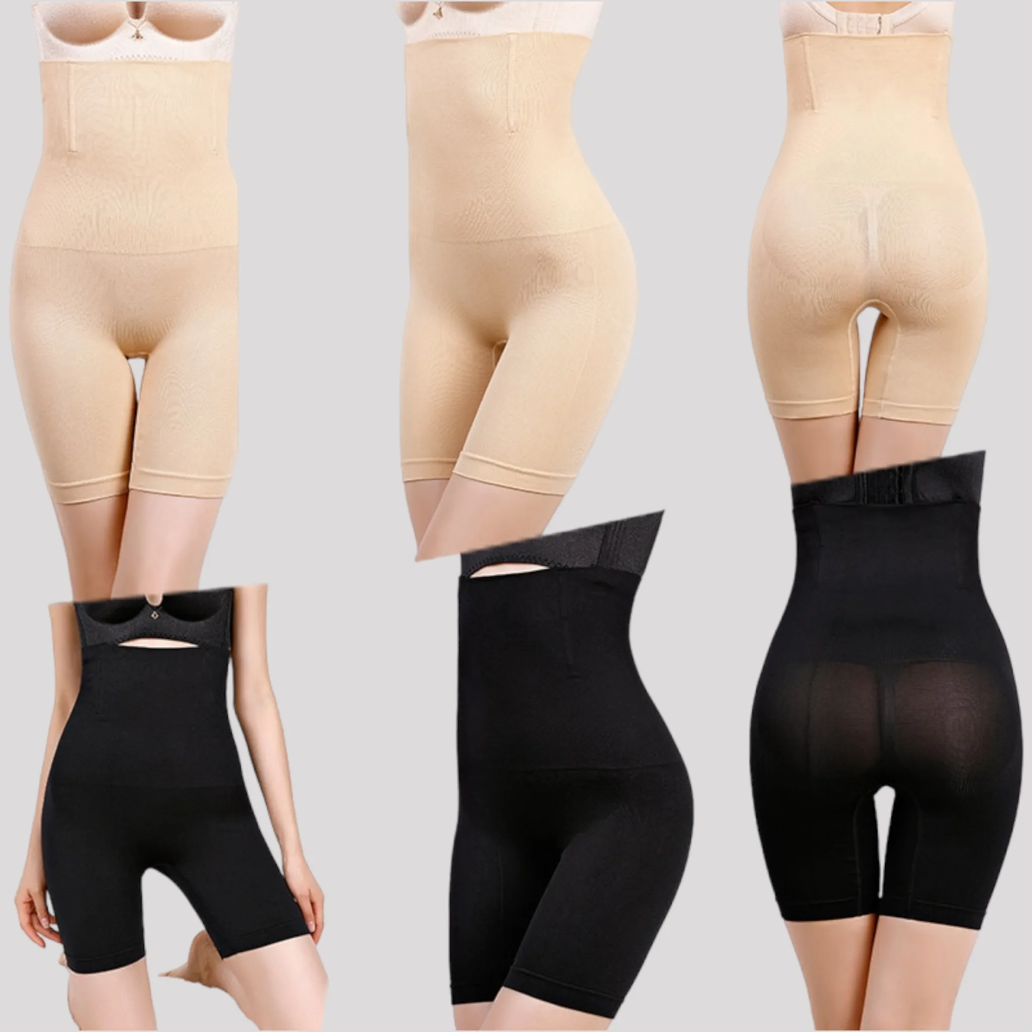 Seamless, High Waisted, Shapewear, Body Shaper