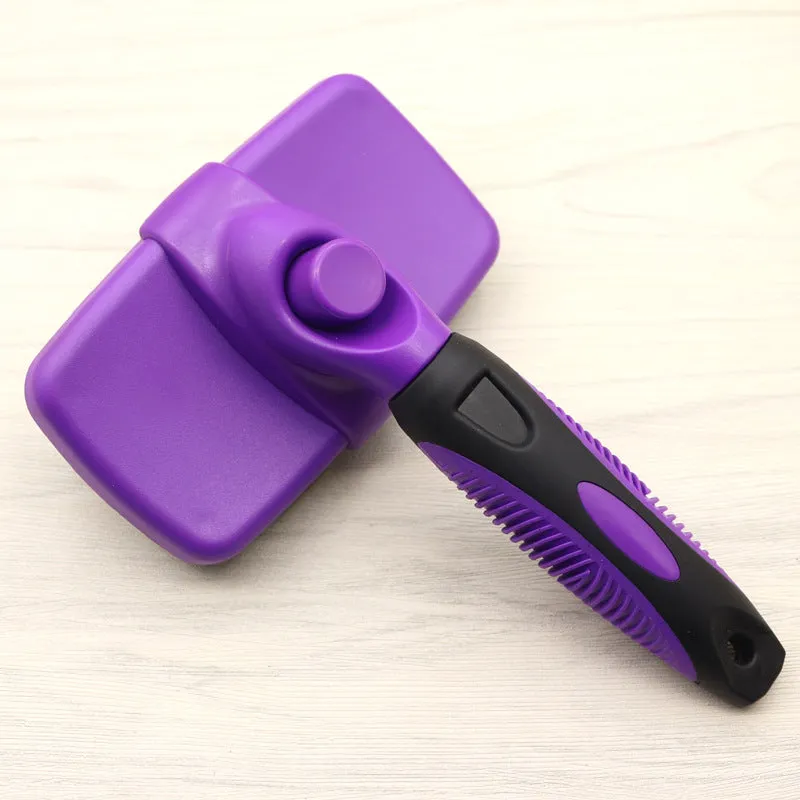 Self-Cleaning Cat & Dog Grooming Brush