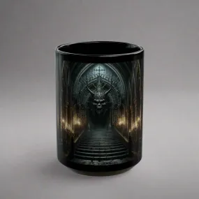 Serpent's Lair Dark Coffee Cup – Embrace the Allure of Mystery with Every Sip