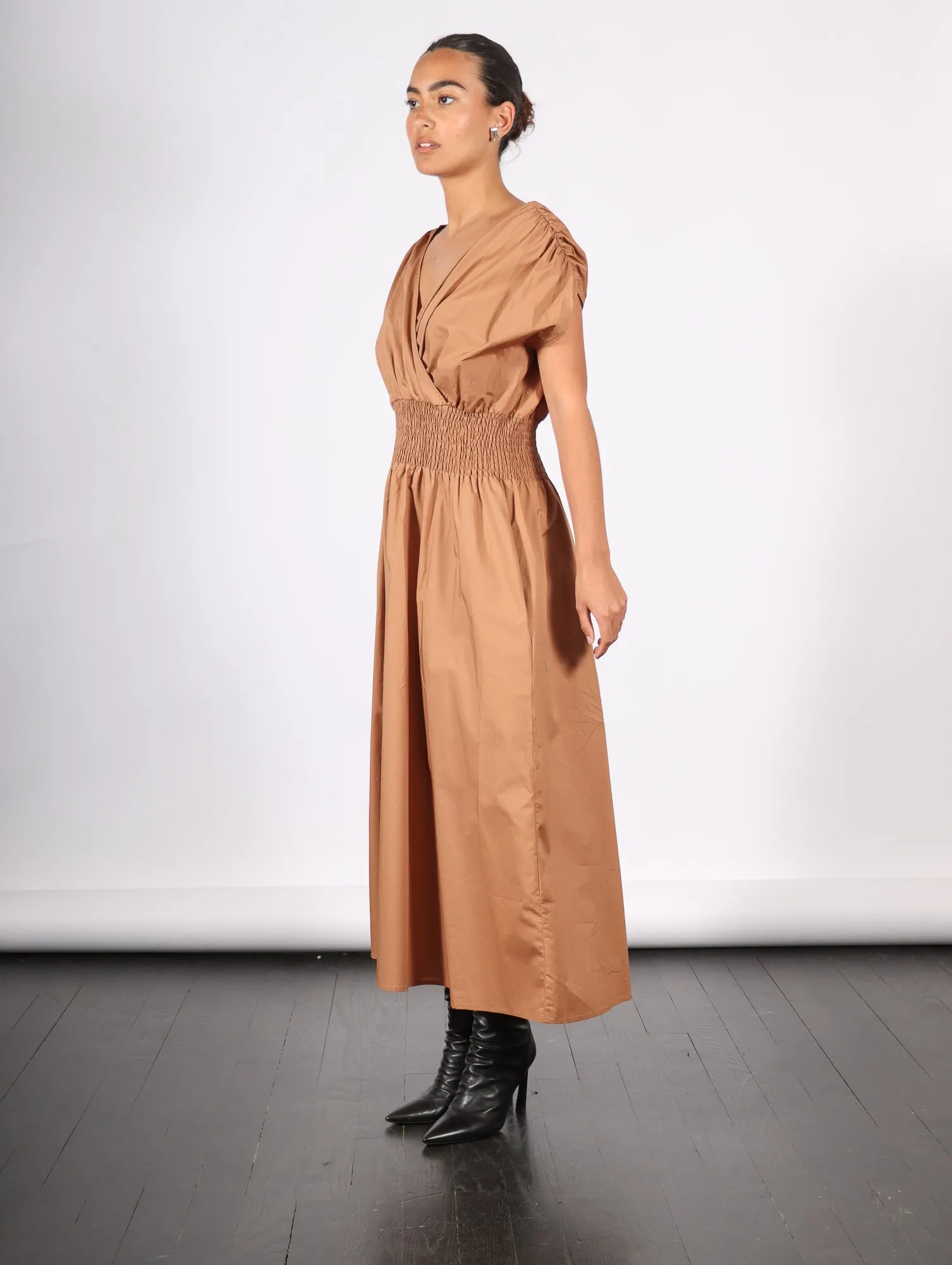 Signe Dress in Chesnut by Marcella