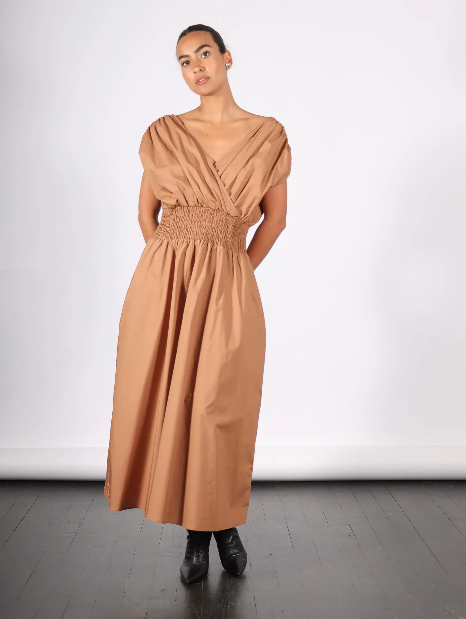 Signe Dress in Chesnut by Marcella