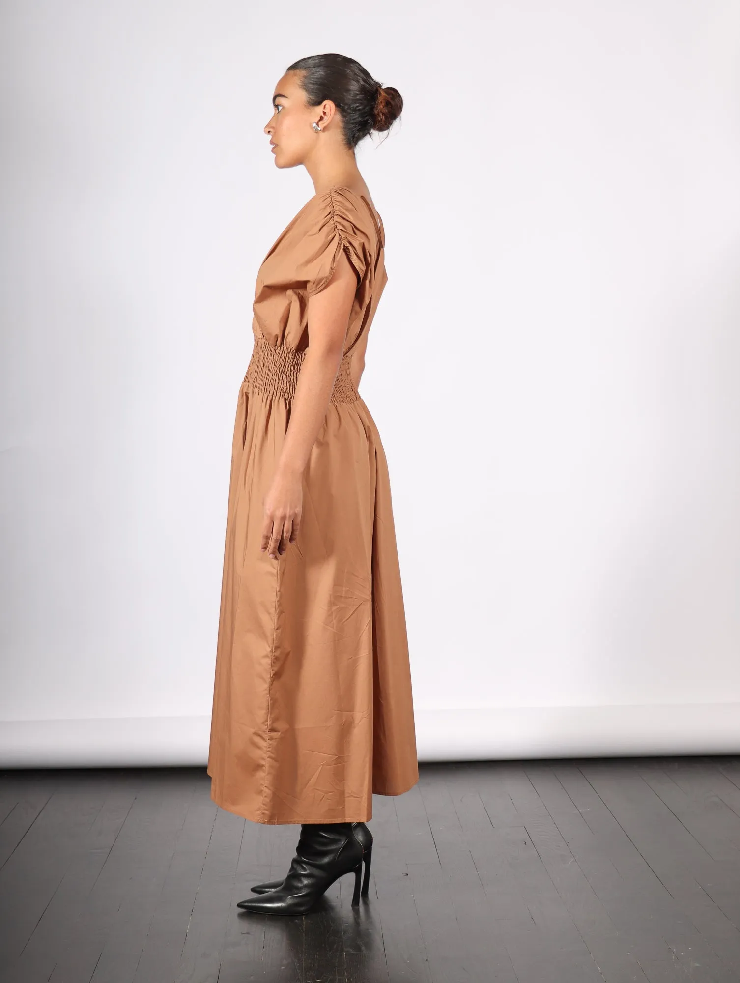 Signe Dress in Chesnut by Marcella