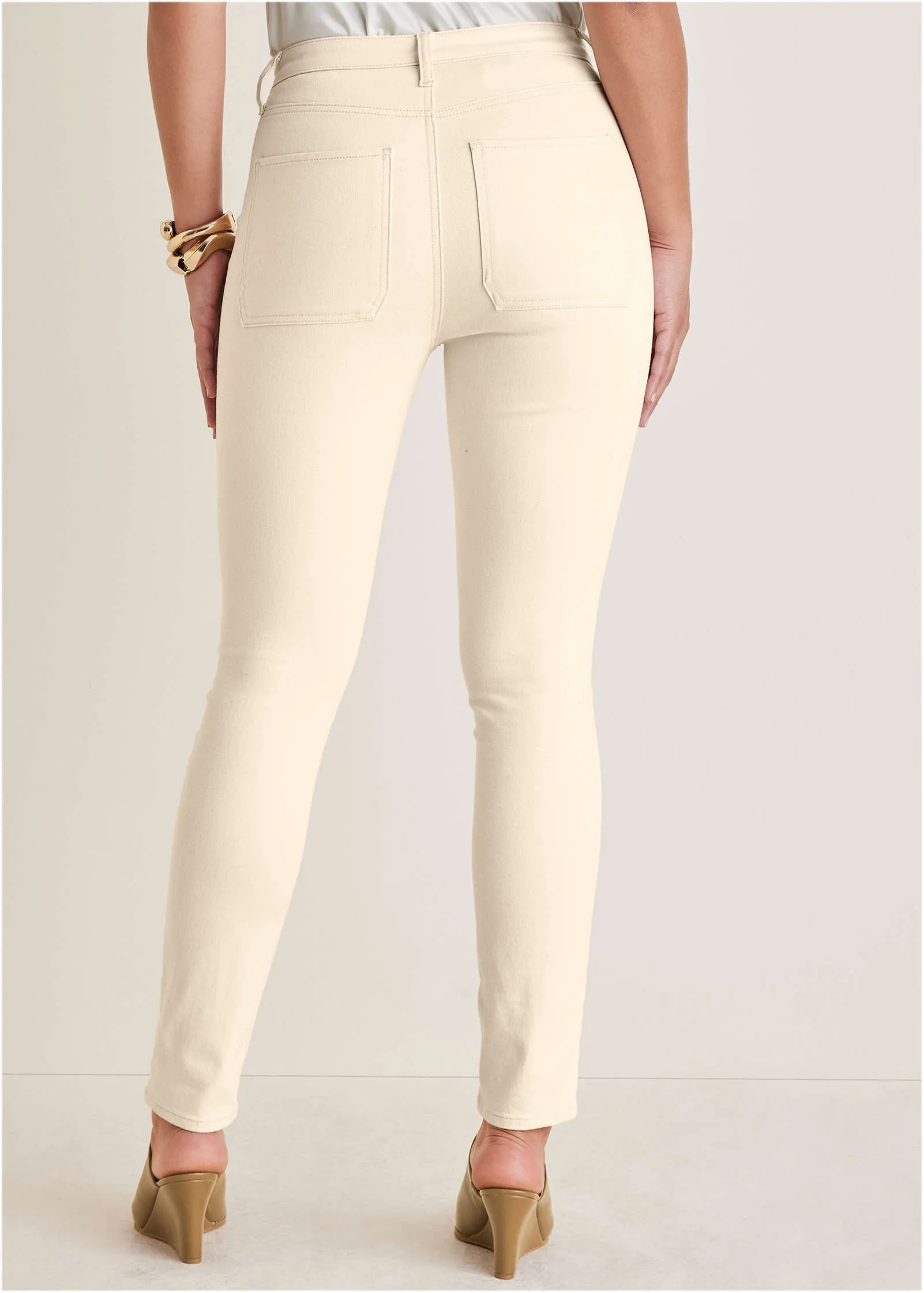 Slim Leg Jeans - Natural Wash