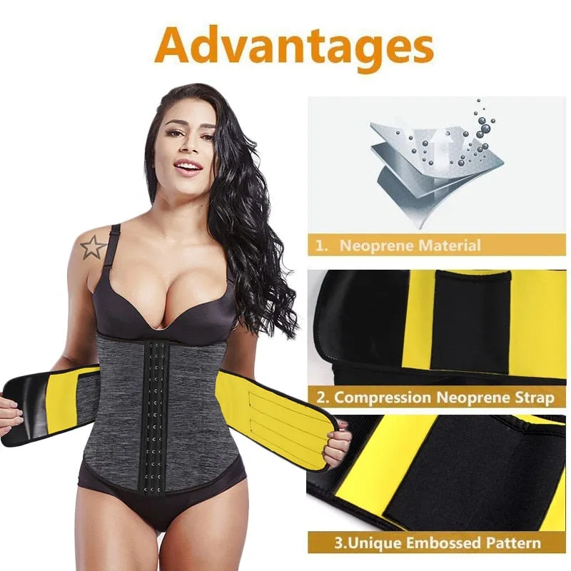 Slimming Waist Trainer Body Shaper for Fat Burning Underwear Belt Slim Waist Cincher